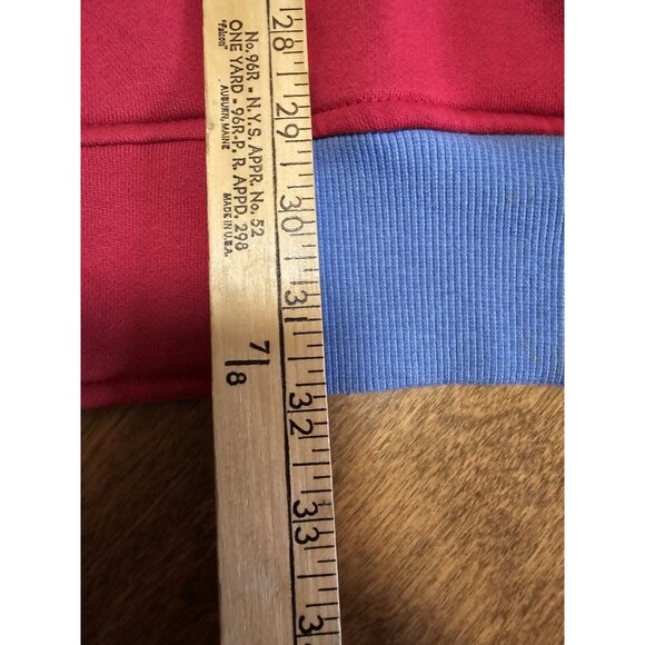 Gilyard Mfg 2XL Red Blue Full Zip Sweatshirt Logo Hip Hop Urban NWT Super Rare - Picture 9 of 17